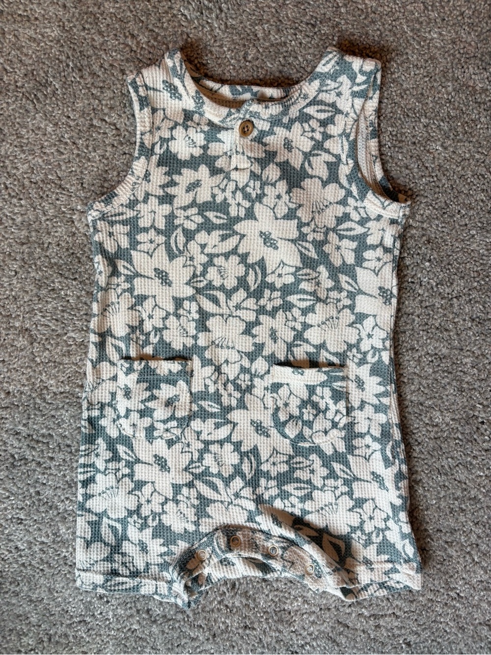 Grayson Collective Floral Romper 6-9 months